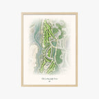 Old Landing Golf Course wood frame