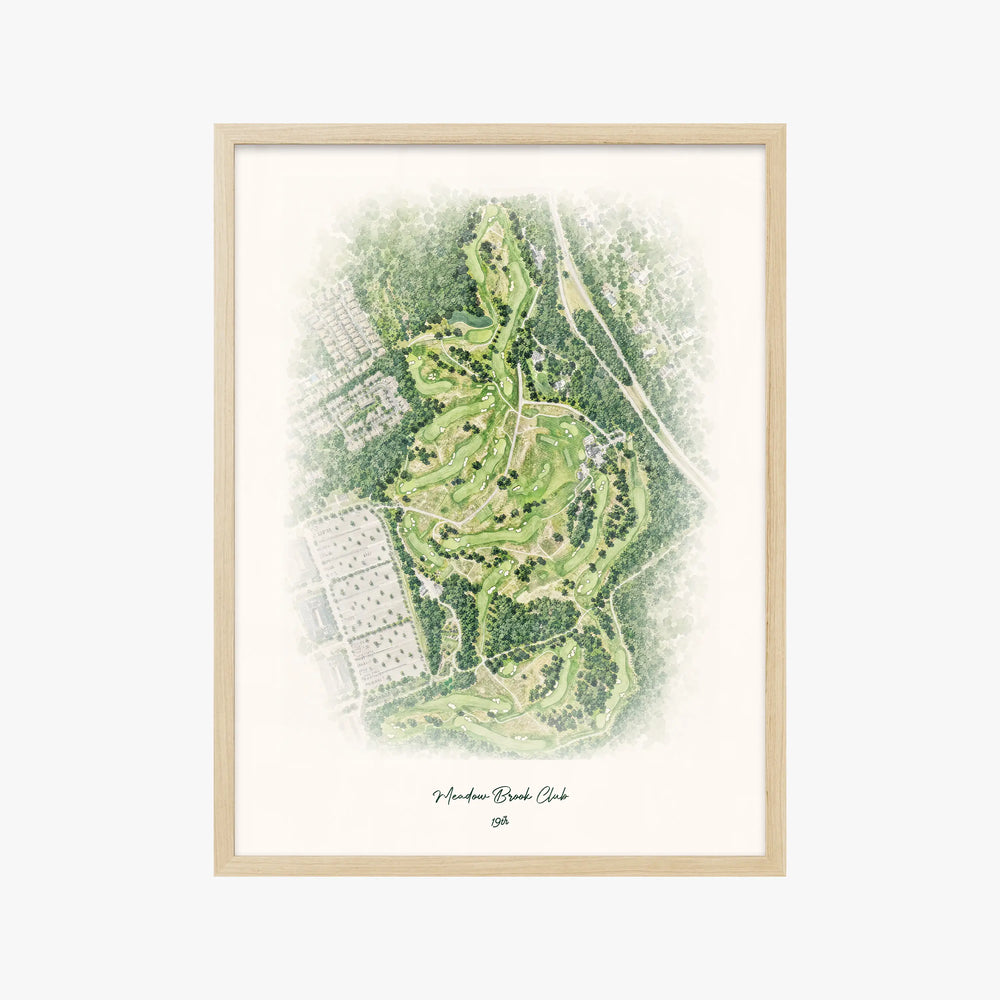 Meadow Brook Club wood frame