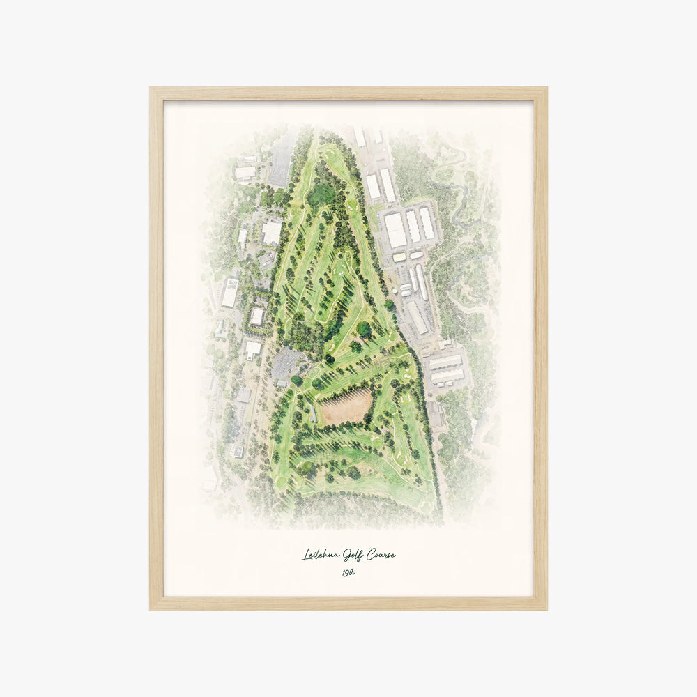 Leilehua Golf Course wood frame