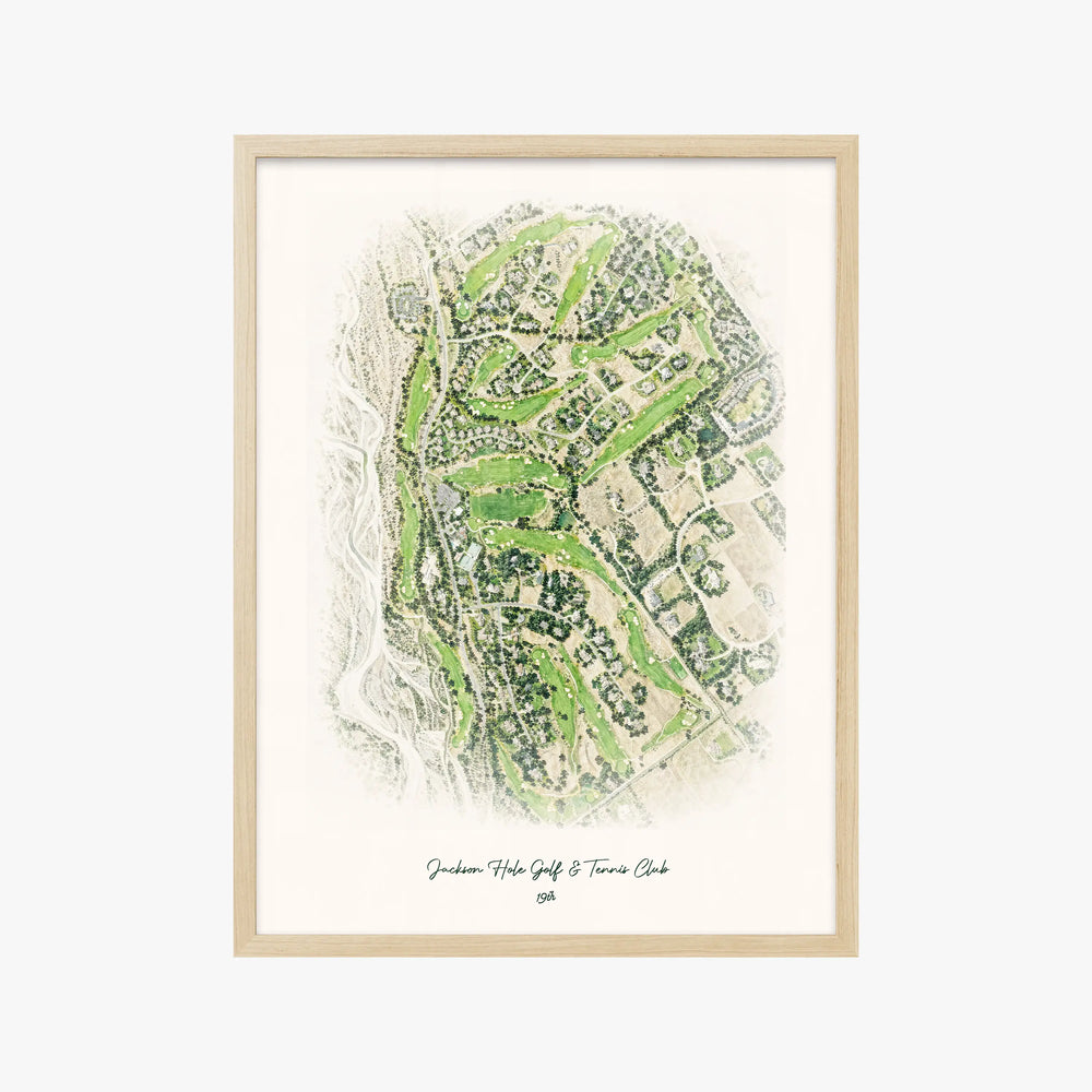 Jackson Hole Golf & Tennis Club wood frame
