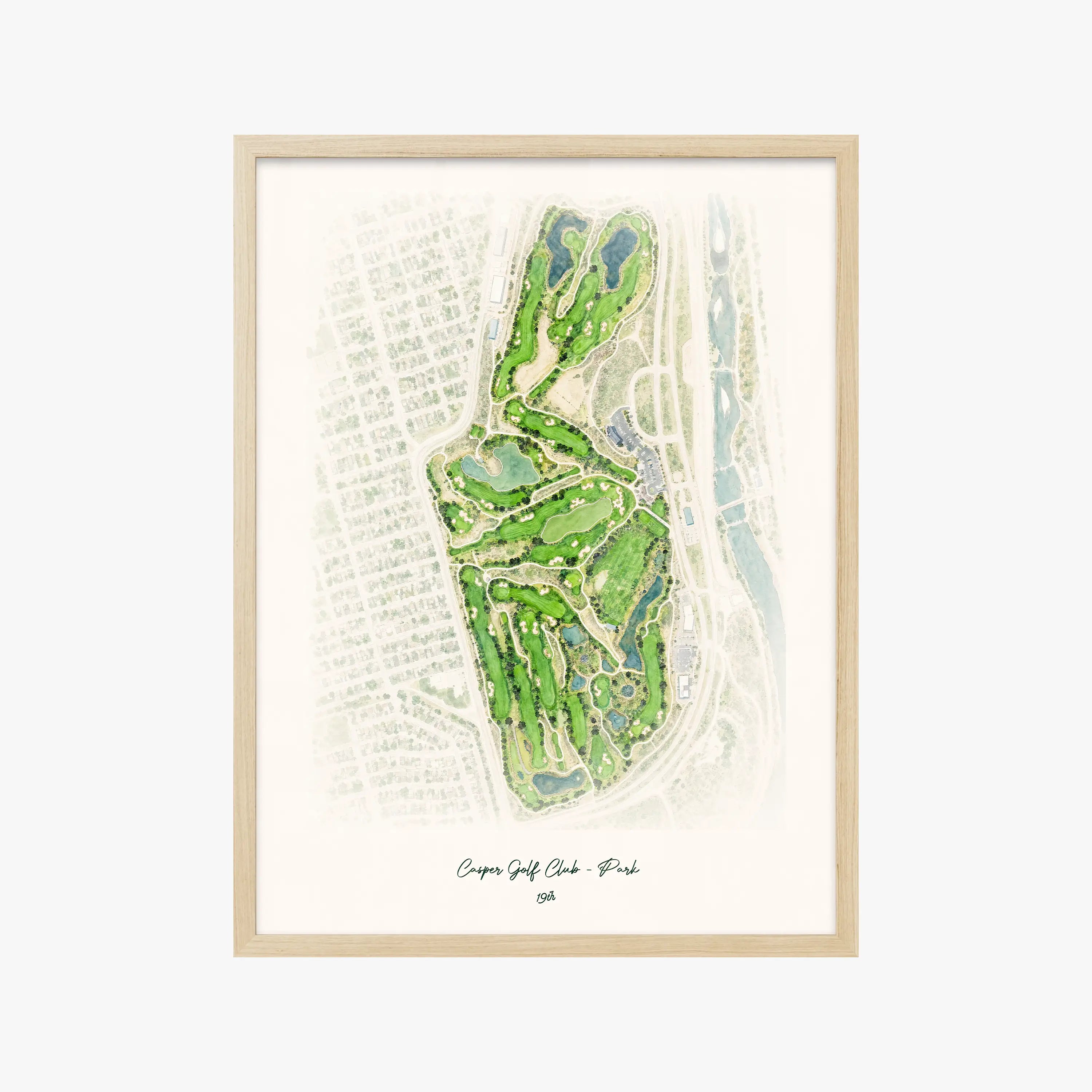 Casper Golf Club - Park wood frame