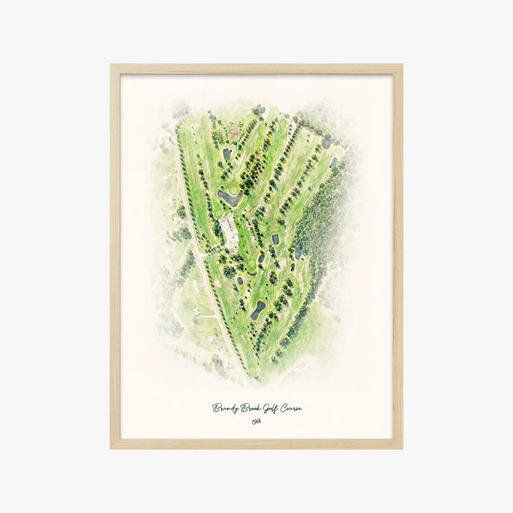 Brandy Brook Golf Course wood frame