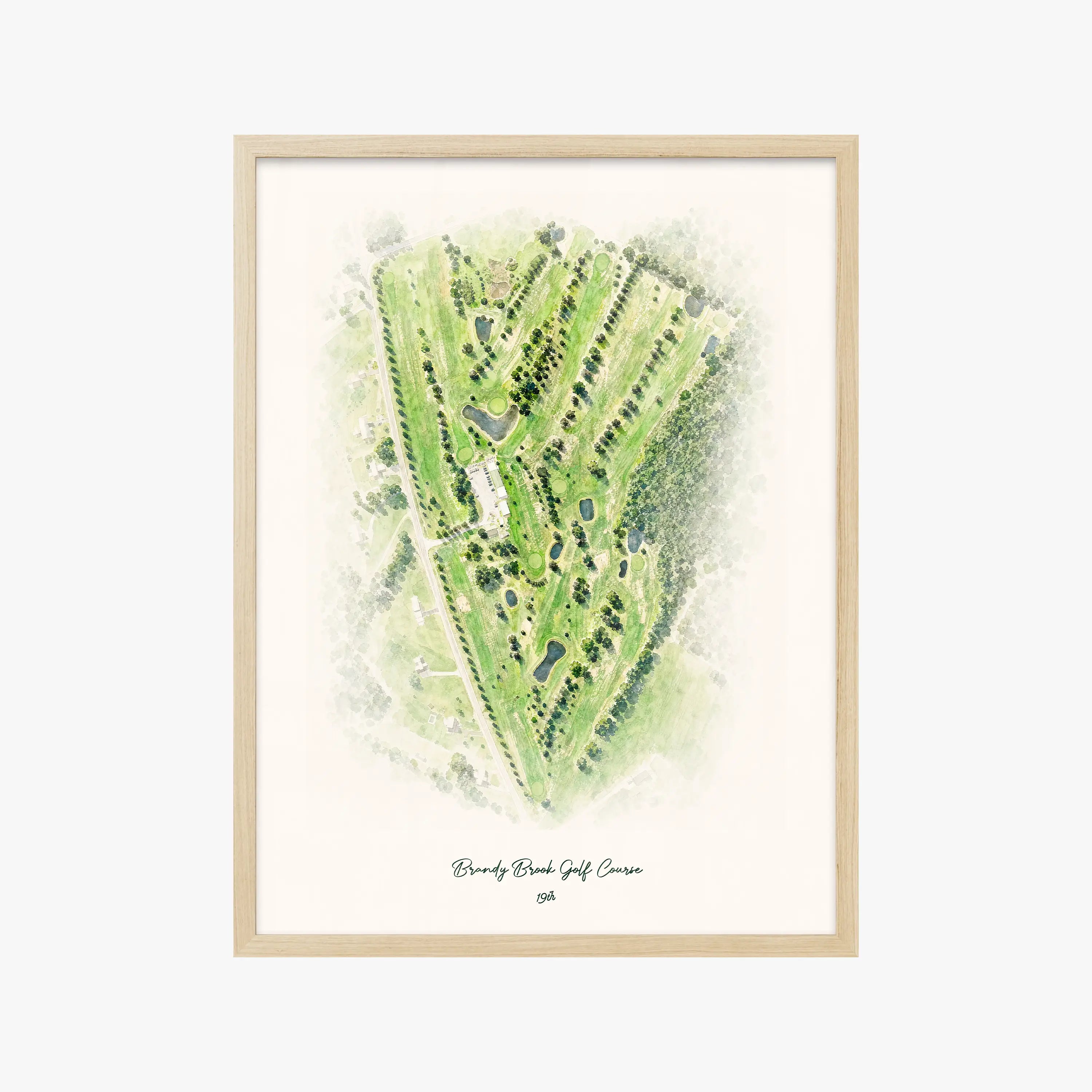 Brandy Brook Golf Course wood frame