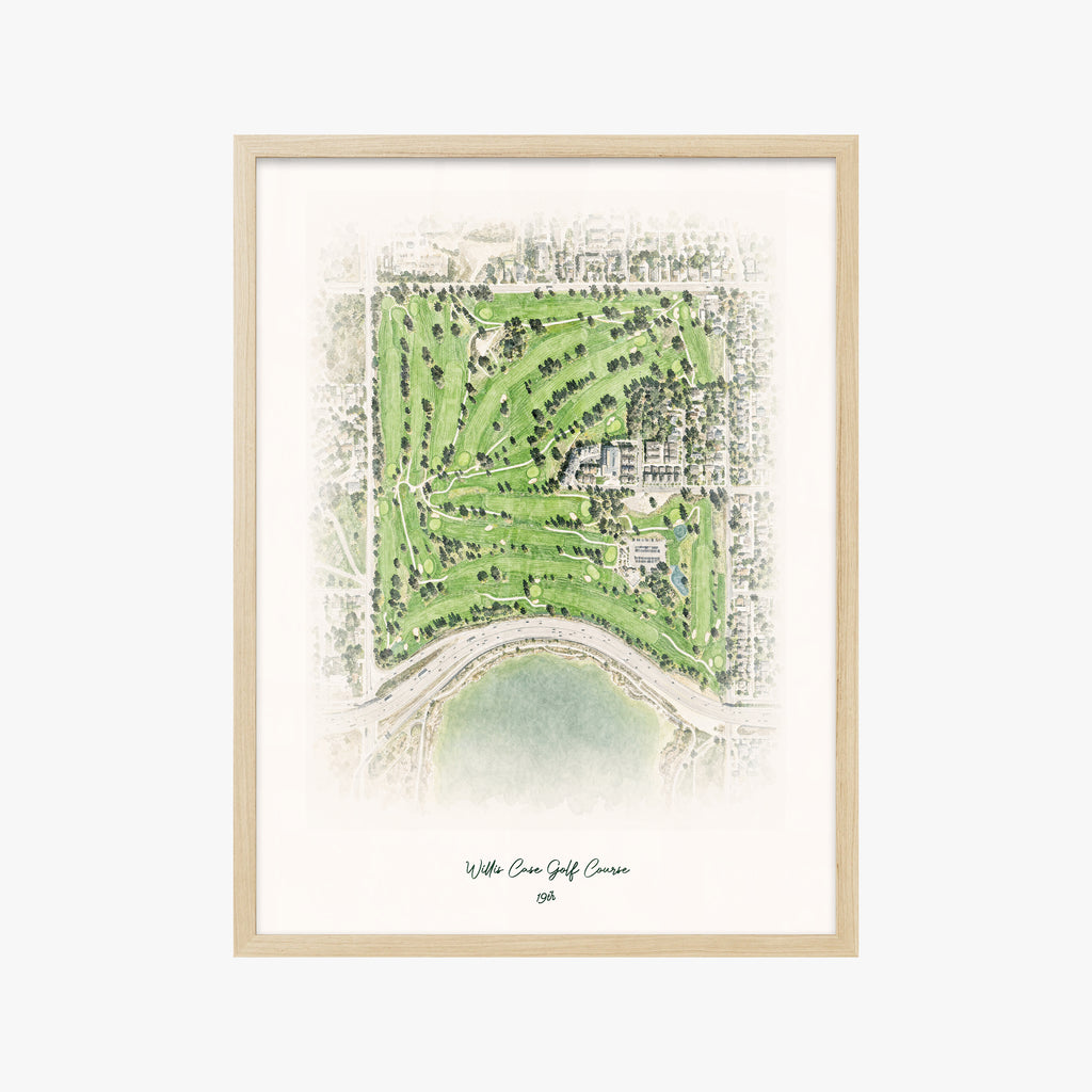Willis Case Golf Course wood frame