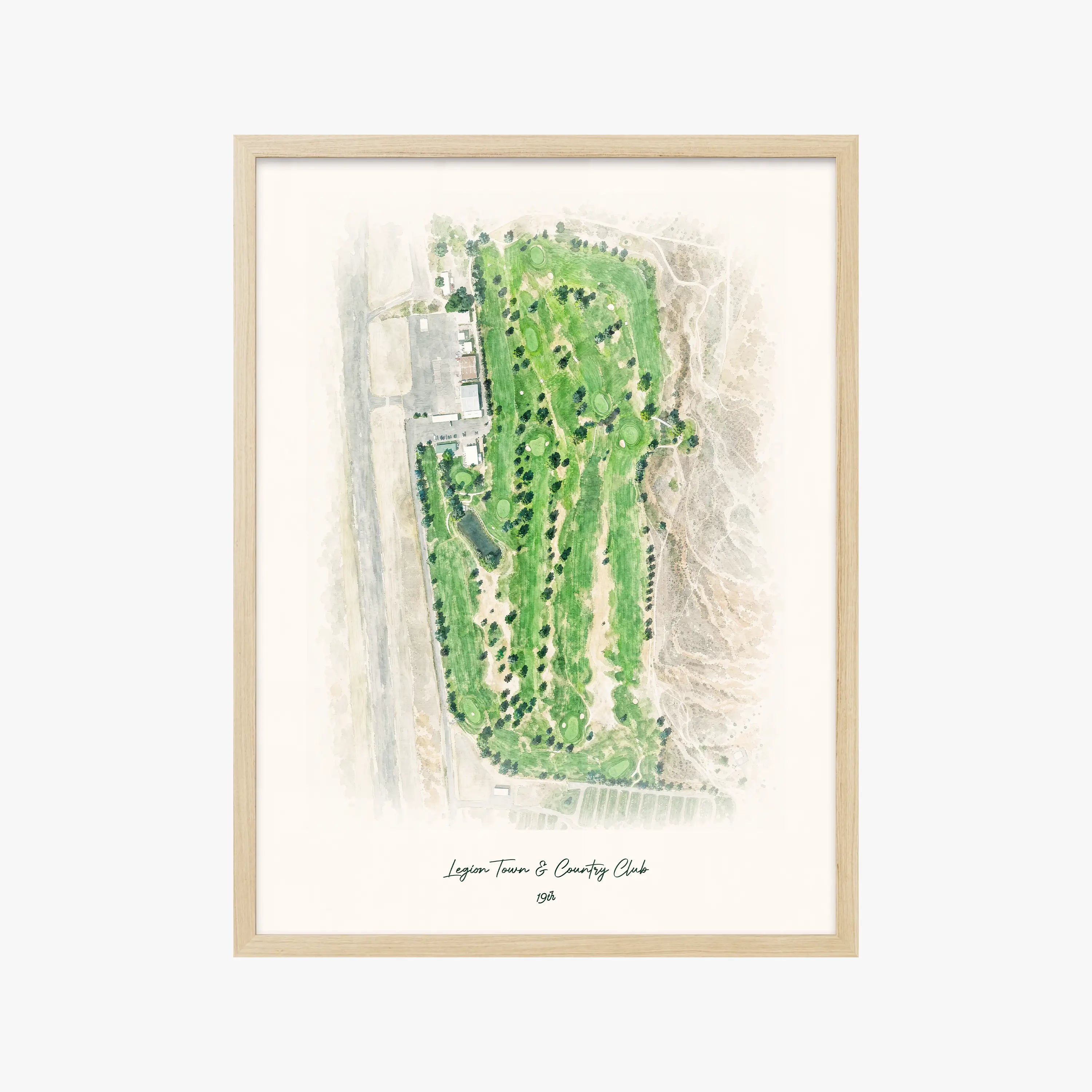Legion Town & Country Club wood frame