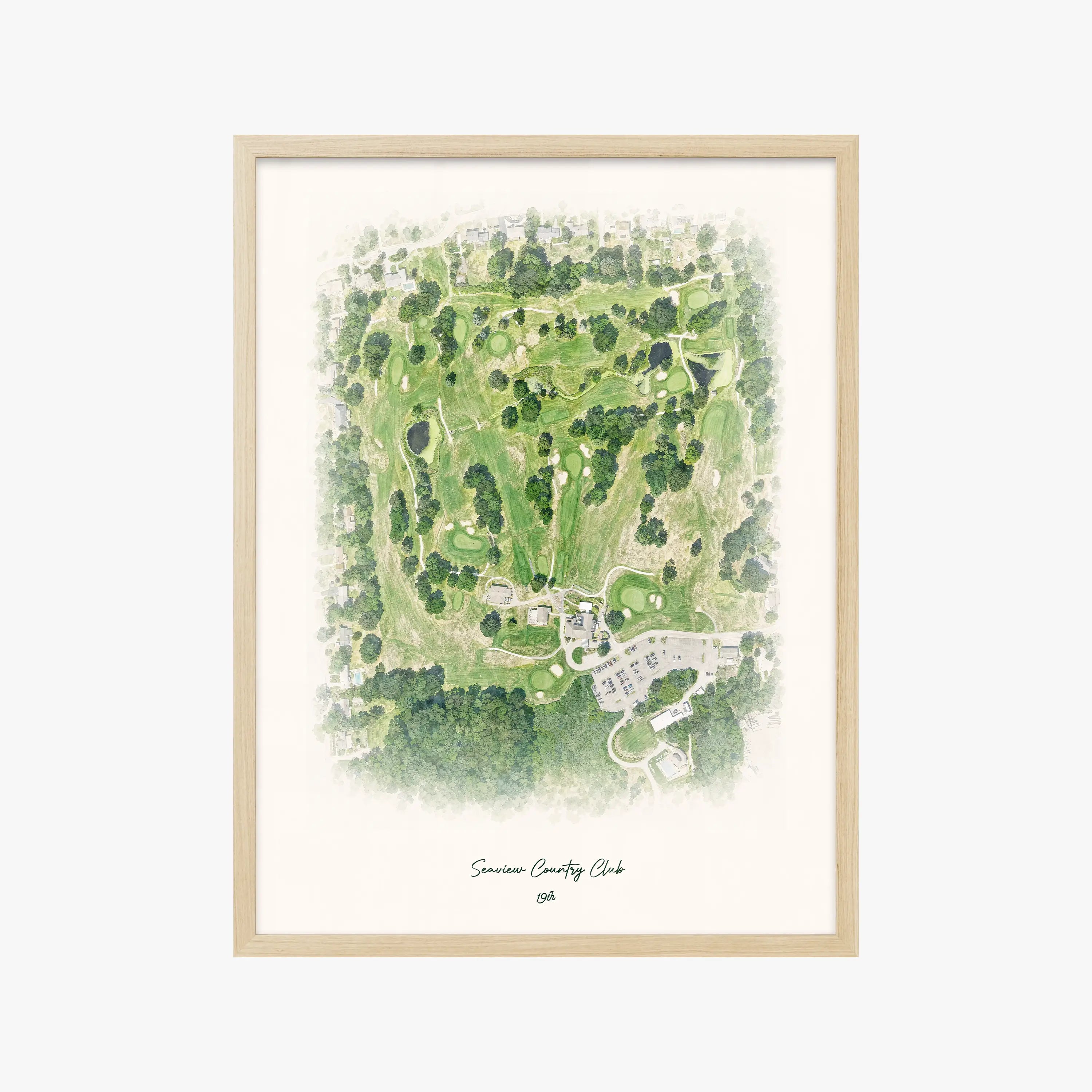 Seaview Country Club wood frame