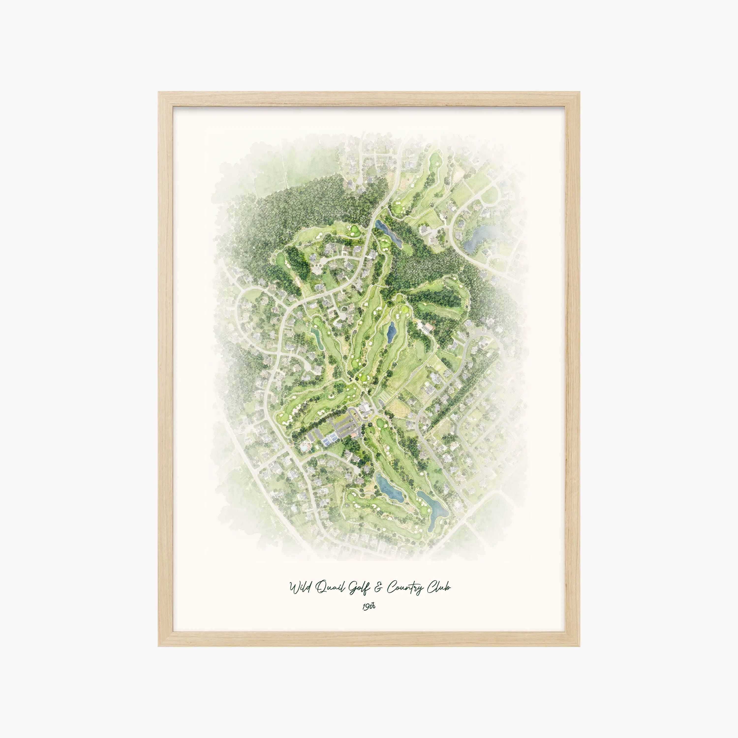 Wild Quail Golf & Country Club wood frame