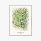 Mapledale Country Club wood frame