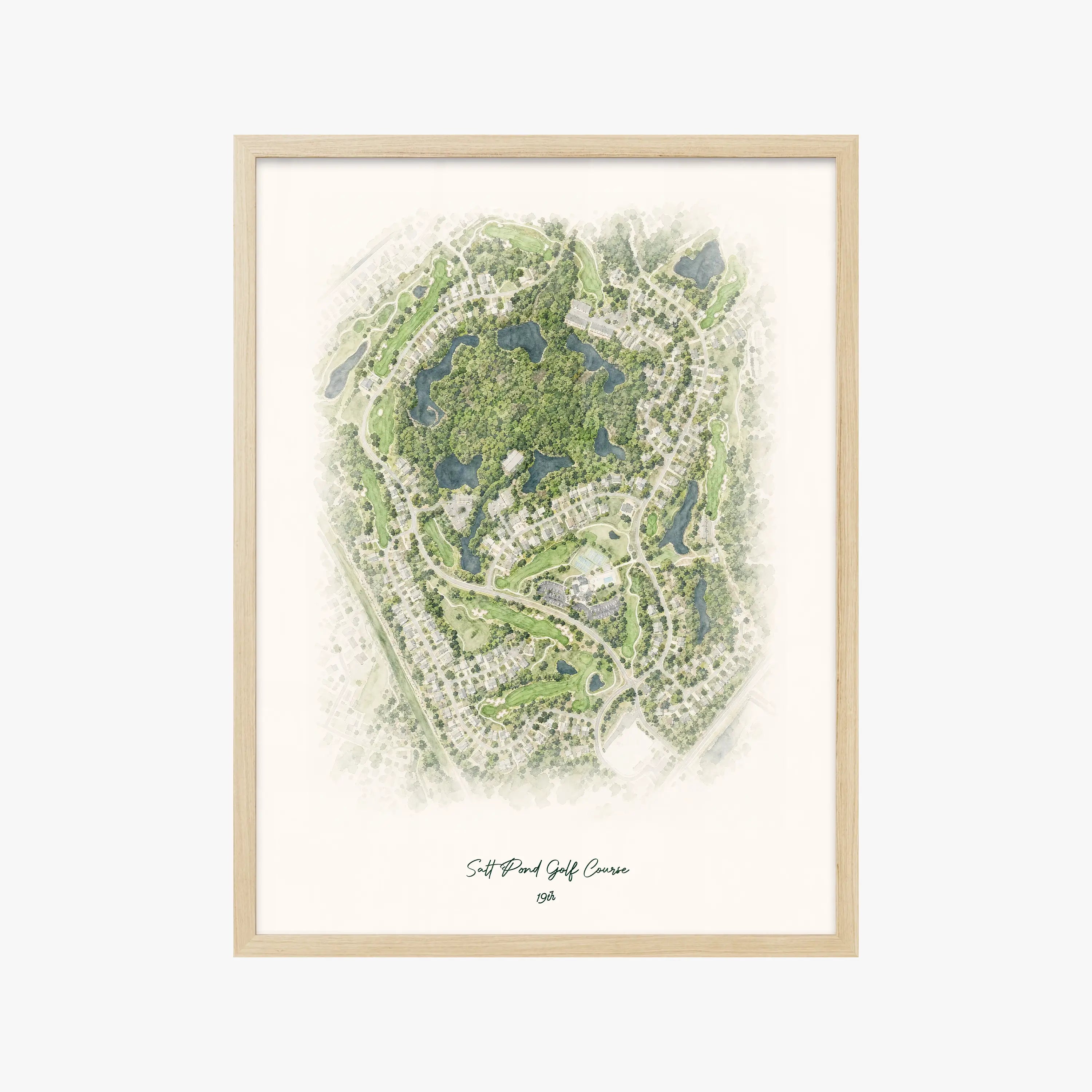 Salt Pond Golf Course wood frame