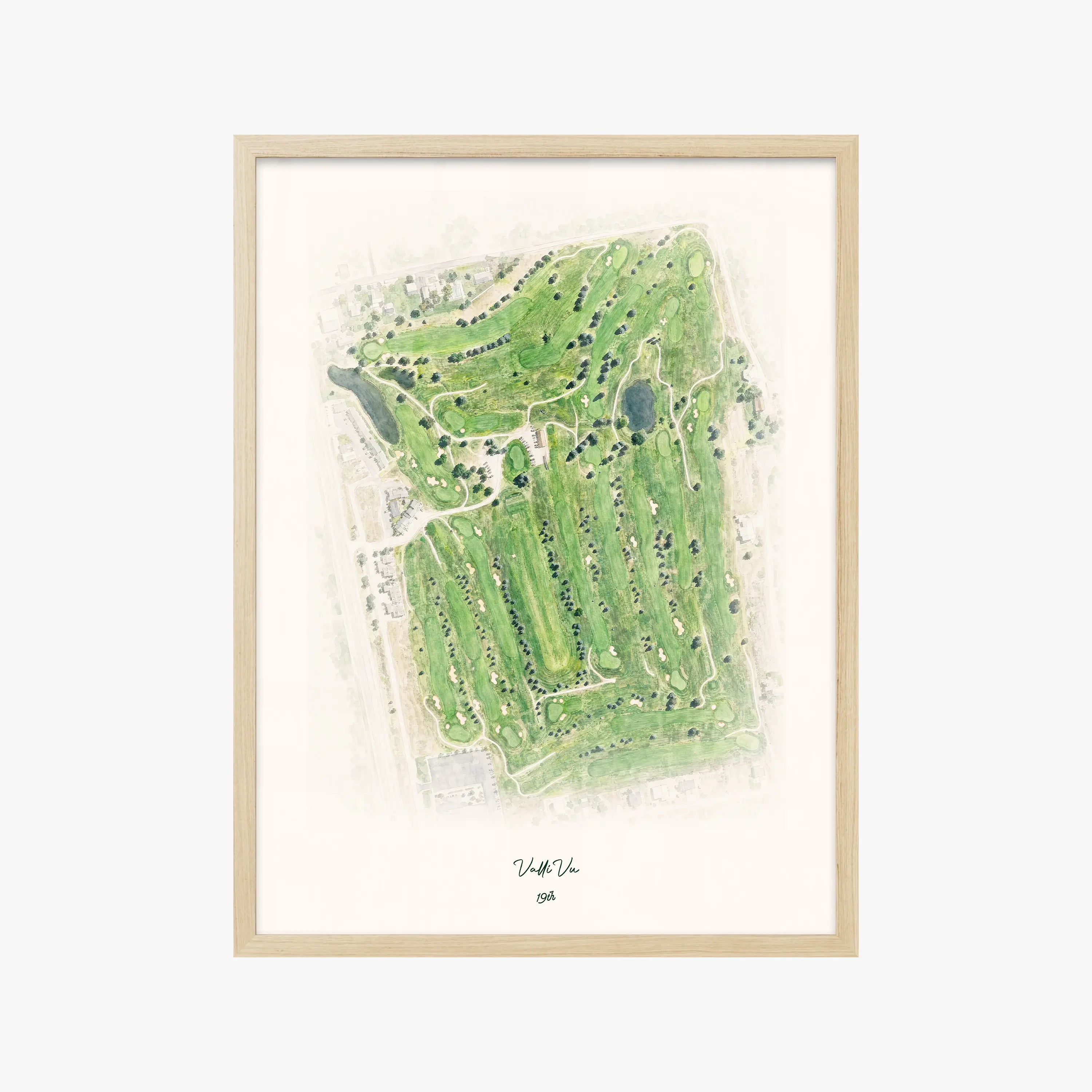 Valli Vu wood frame