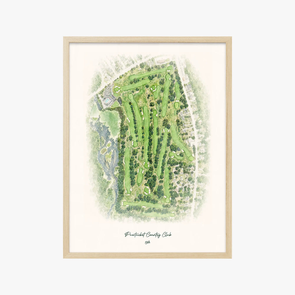 Pawtucket Country Club wood frame