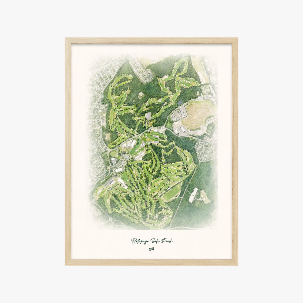 Bethpage State Park wood frame