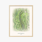 Moose Run Golf Course wood frame