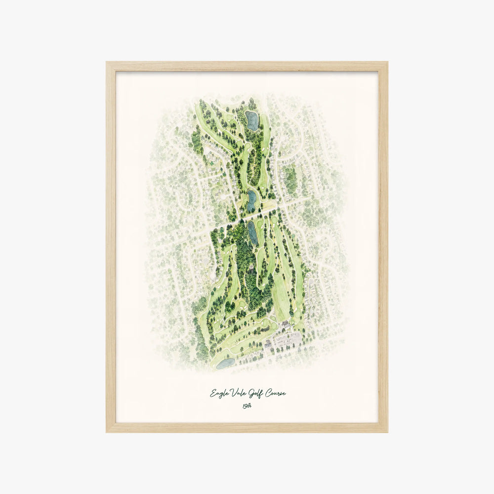 Eagle Vale Golf Course wood frame
