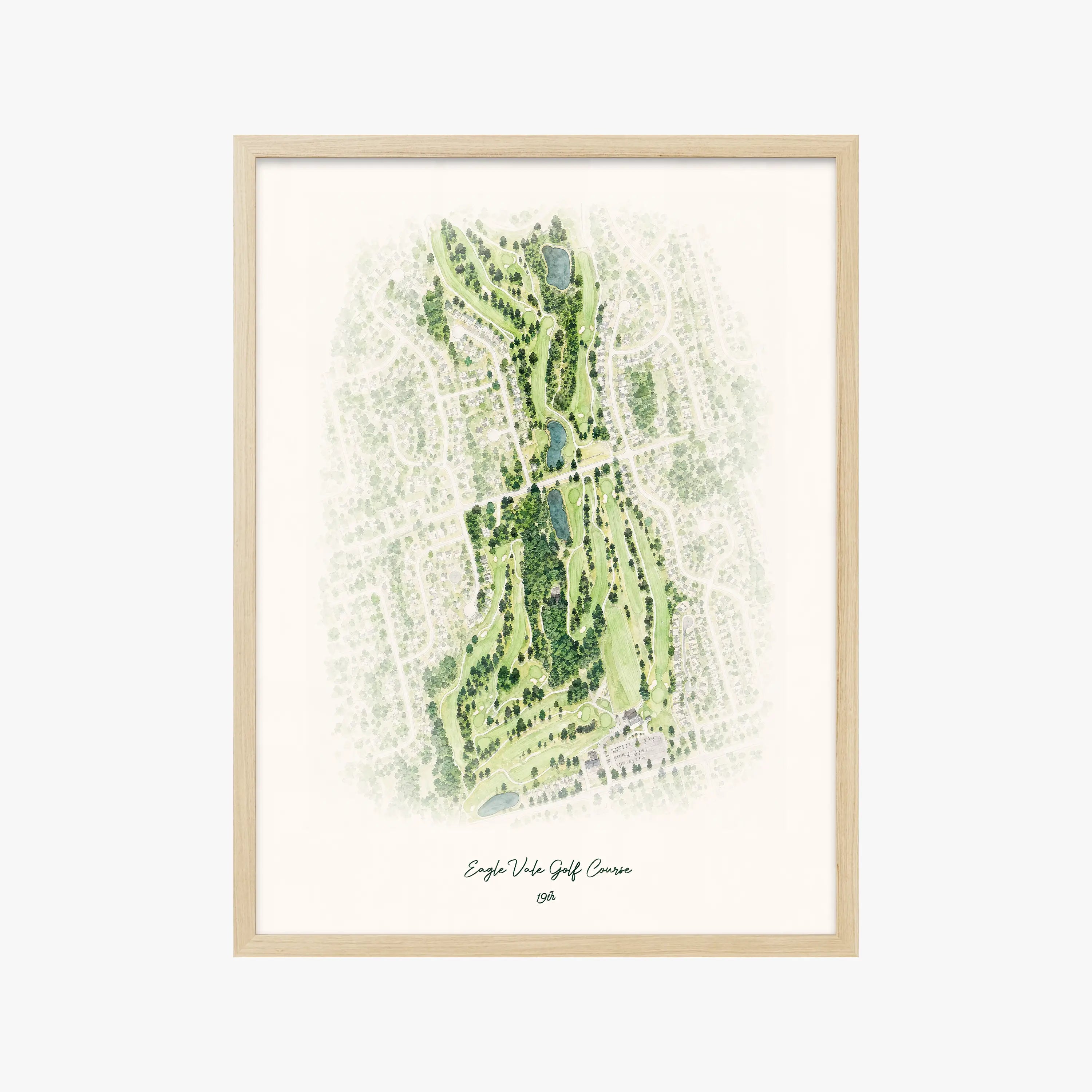 Eagle Vale Golf Course wood frame