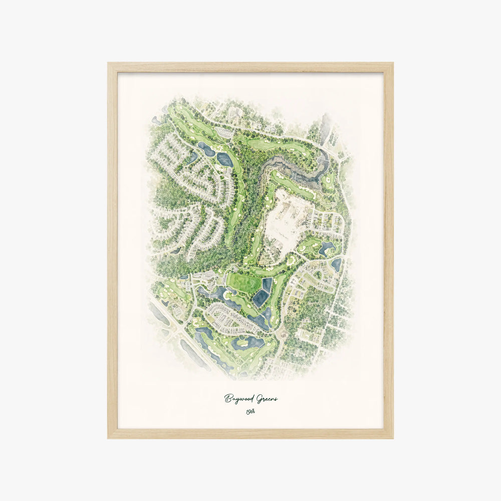 Baywood Greens wood frame