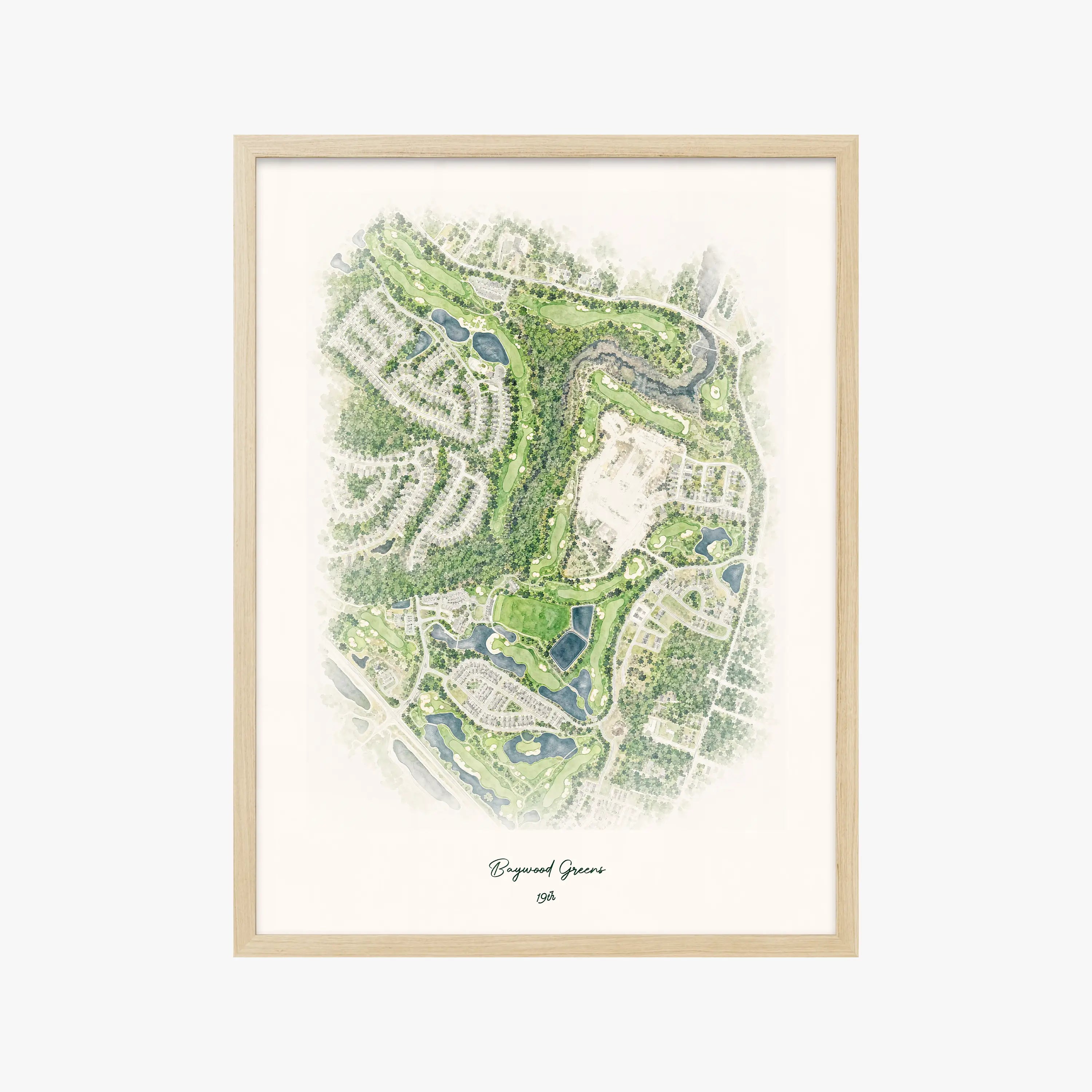 Baywood Greens wood frame