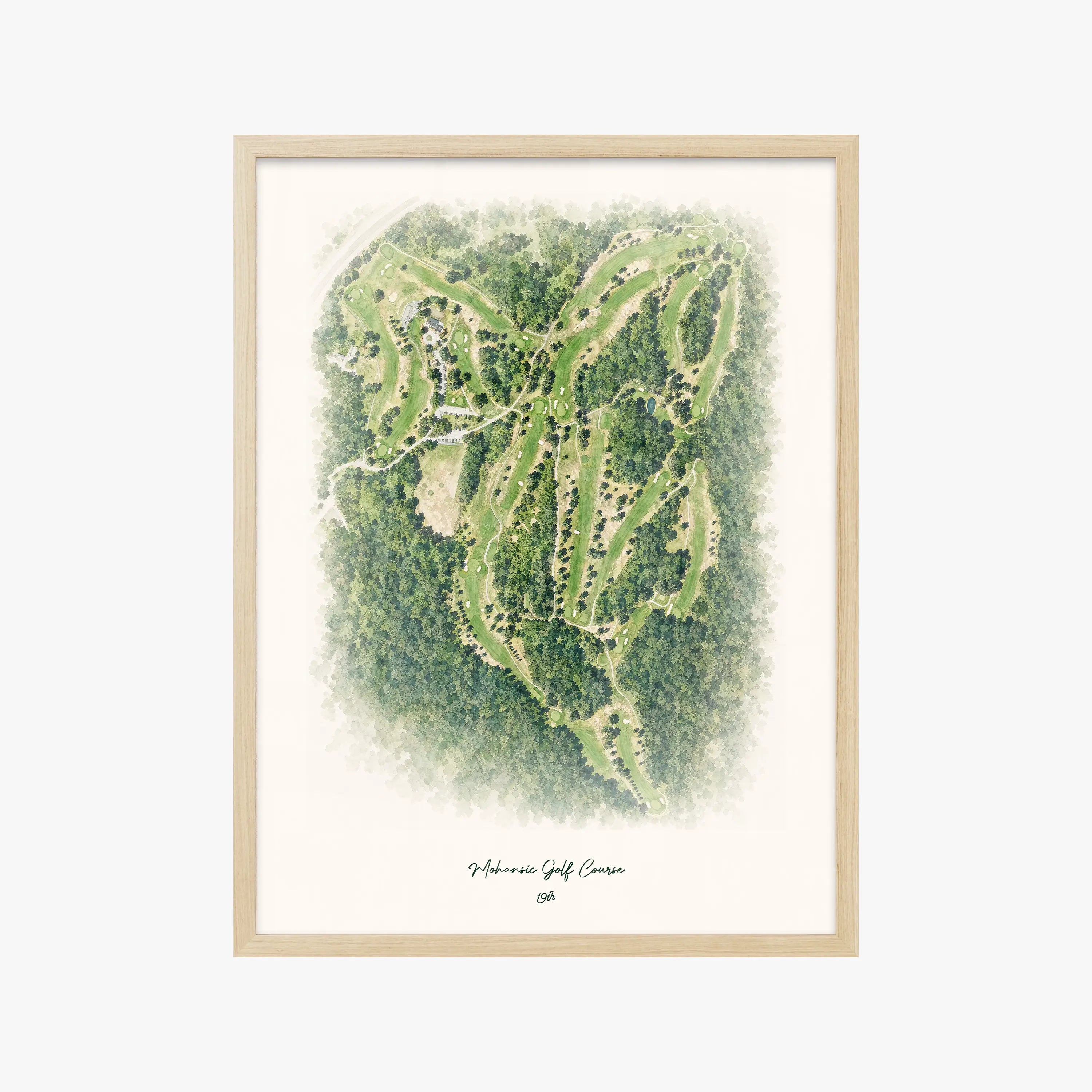 Mohansic Golf Course wood frame