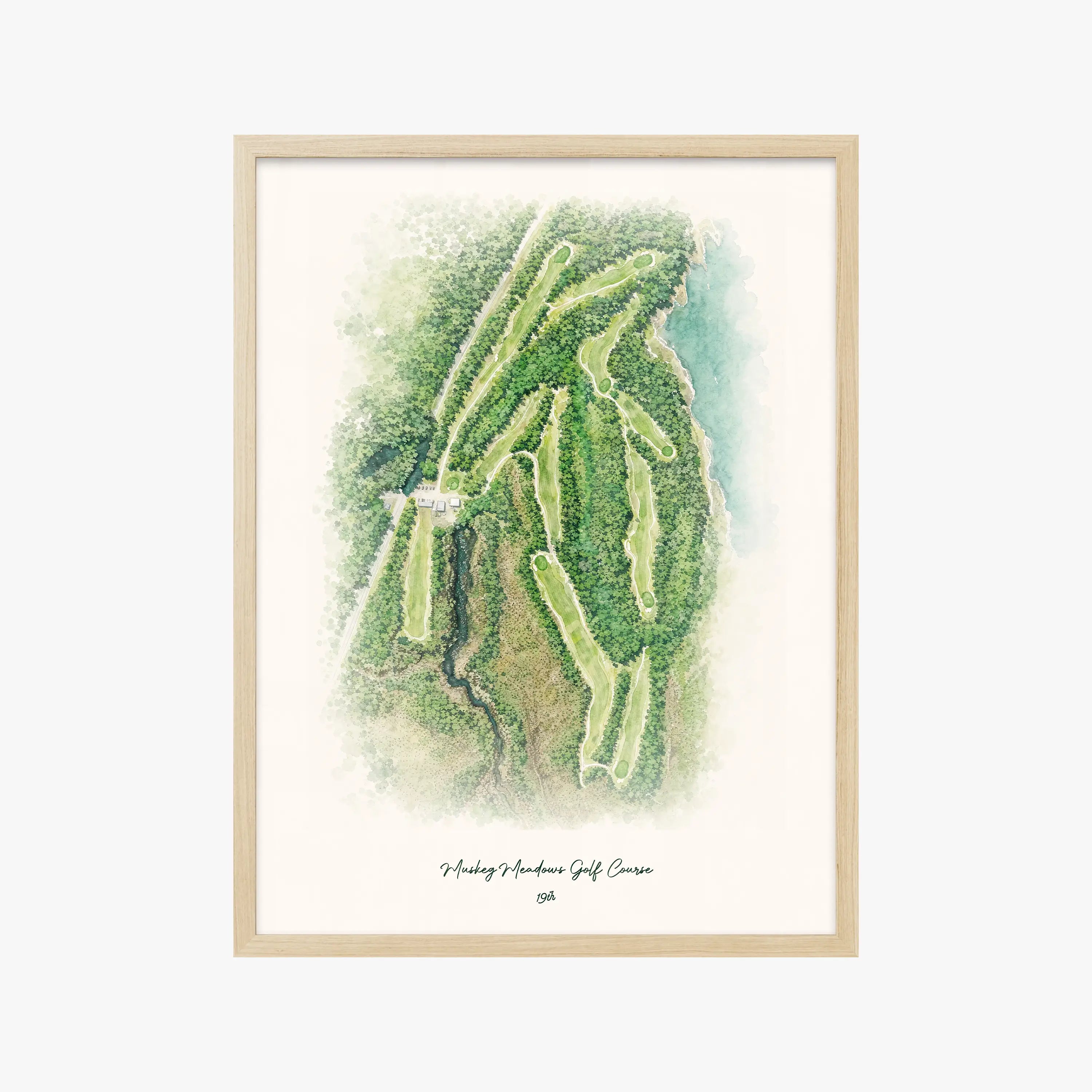 Muskeg Meadows Golf Course wood frame