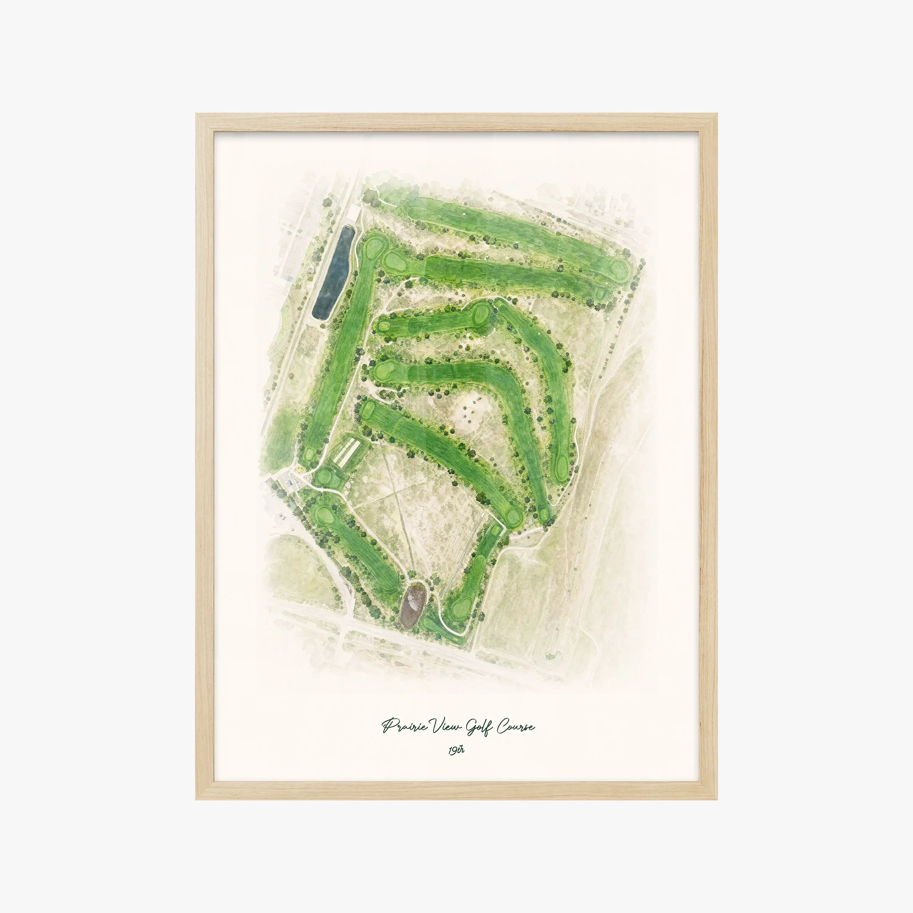 Prairie View Golf Course wood frame