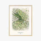 Delcastle Golf Course wood frame
