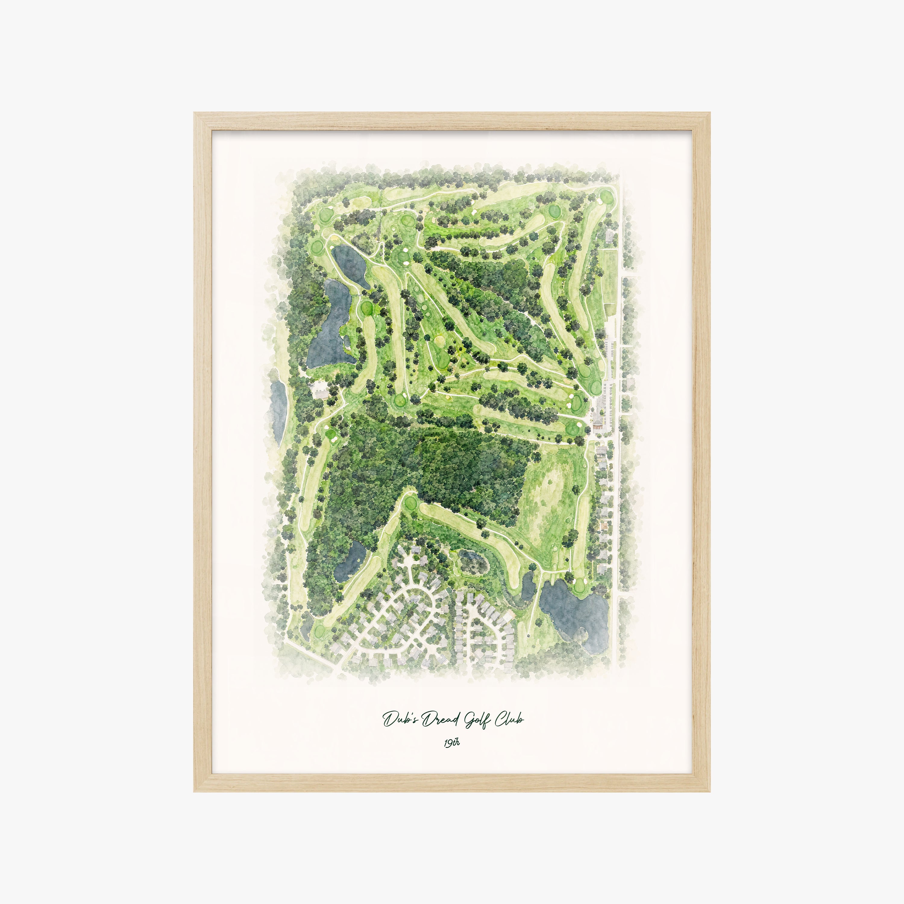 Dub's Dread Golf Club wood frame