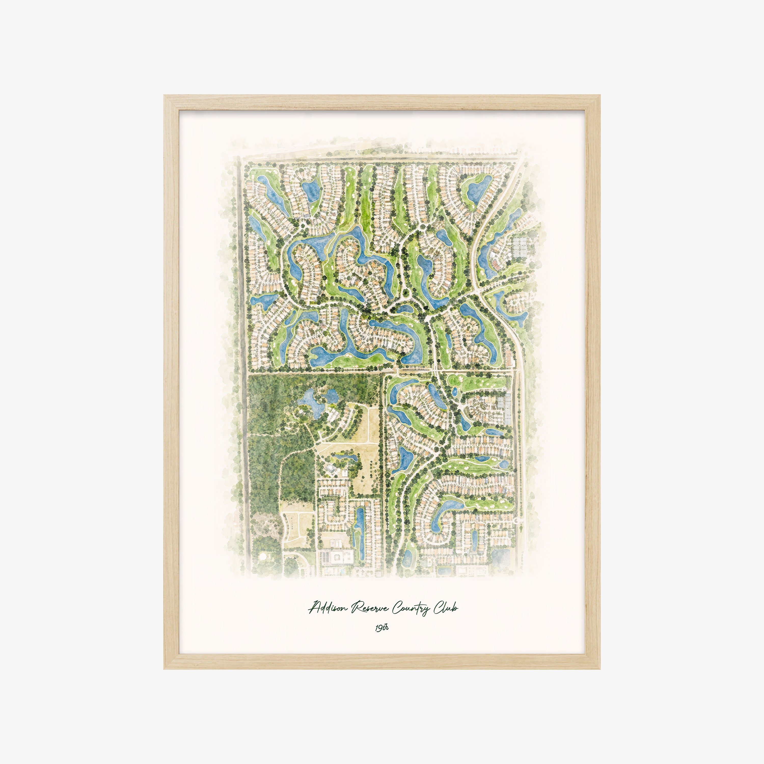Addison Reserve Country Club wood frame