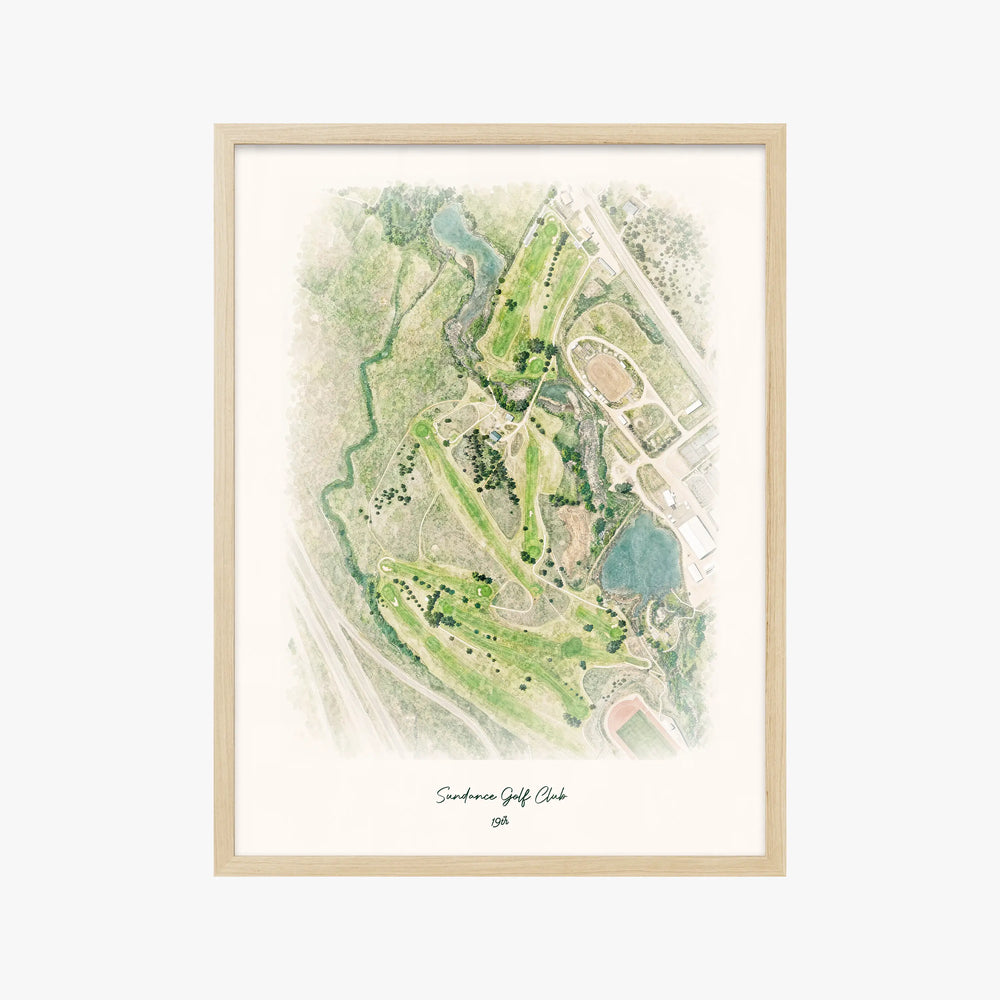 Sundance Golf Club wood frame