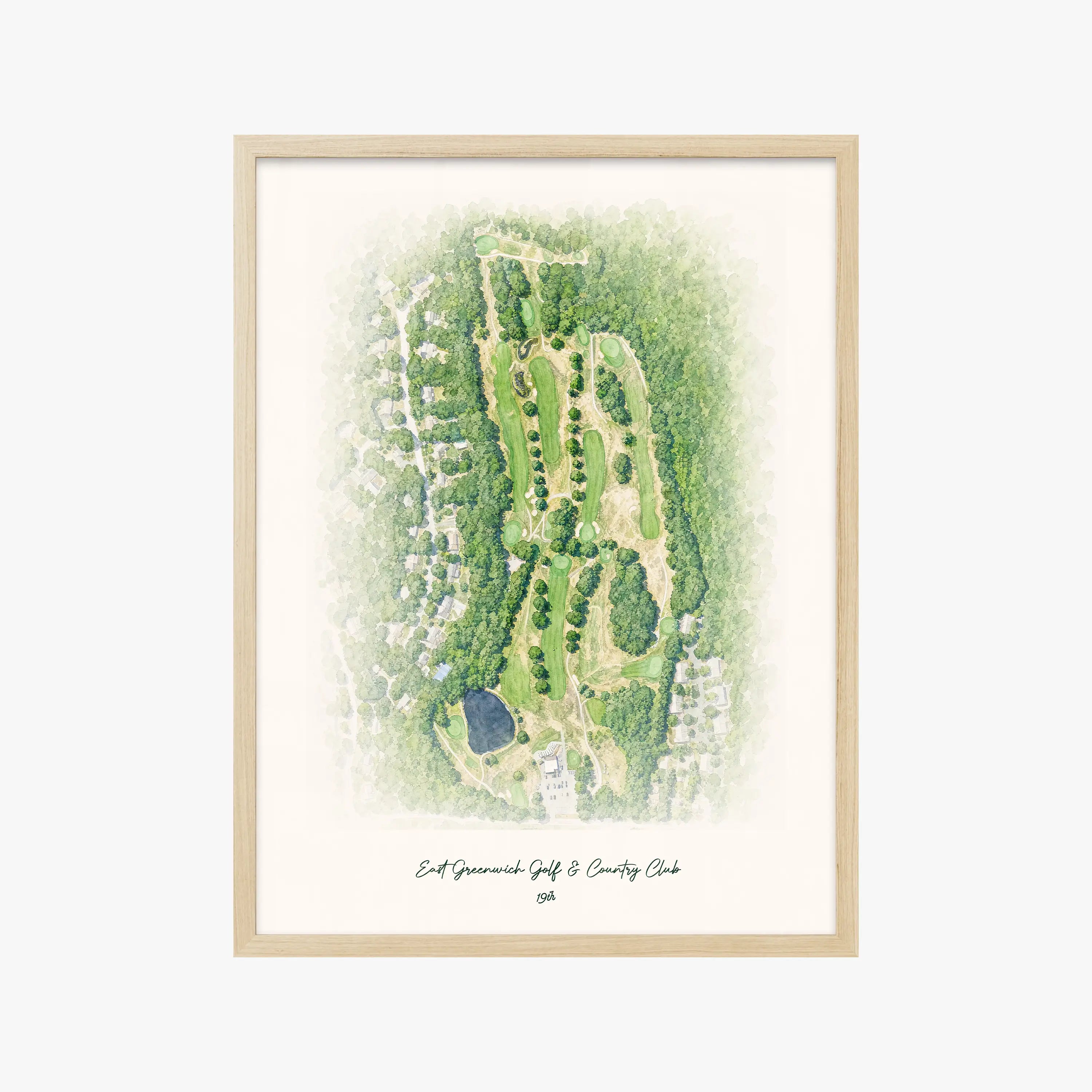 East Greenwich Golf & Country Club wood frame