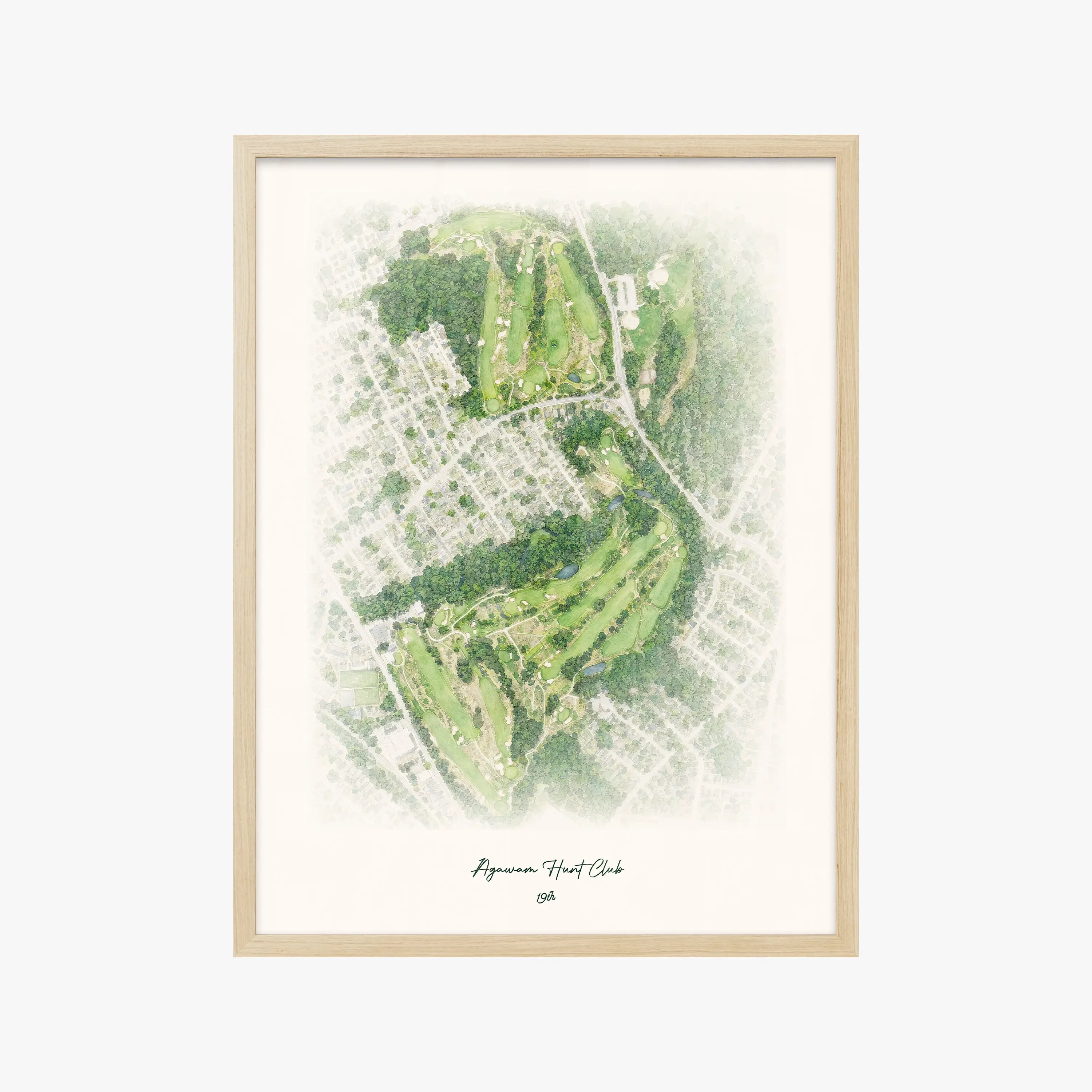 Agawam Hunt Club wood frame