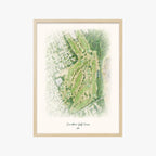 Jamestown Golf Course wood frame