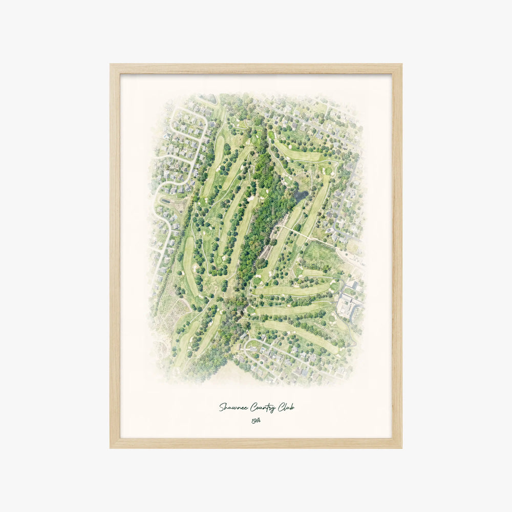 Shawnee Country Club wood frame