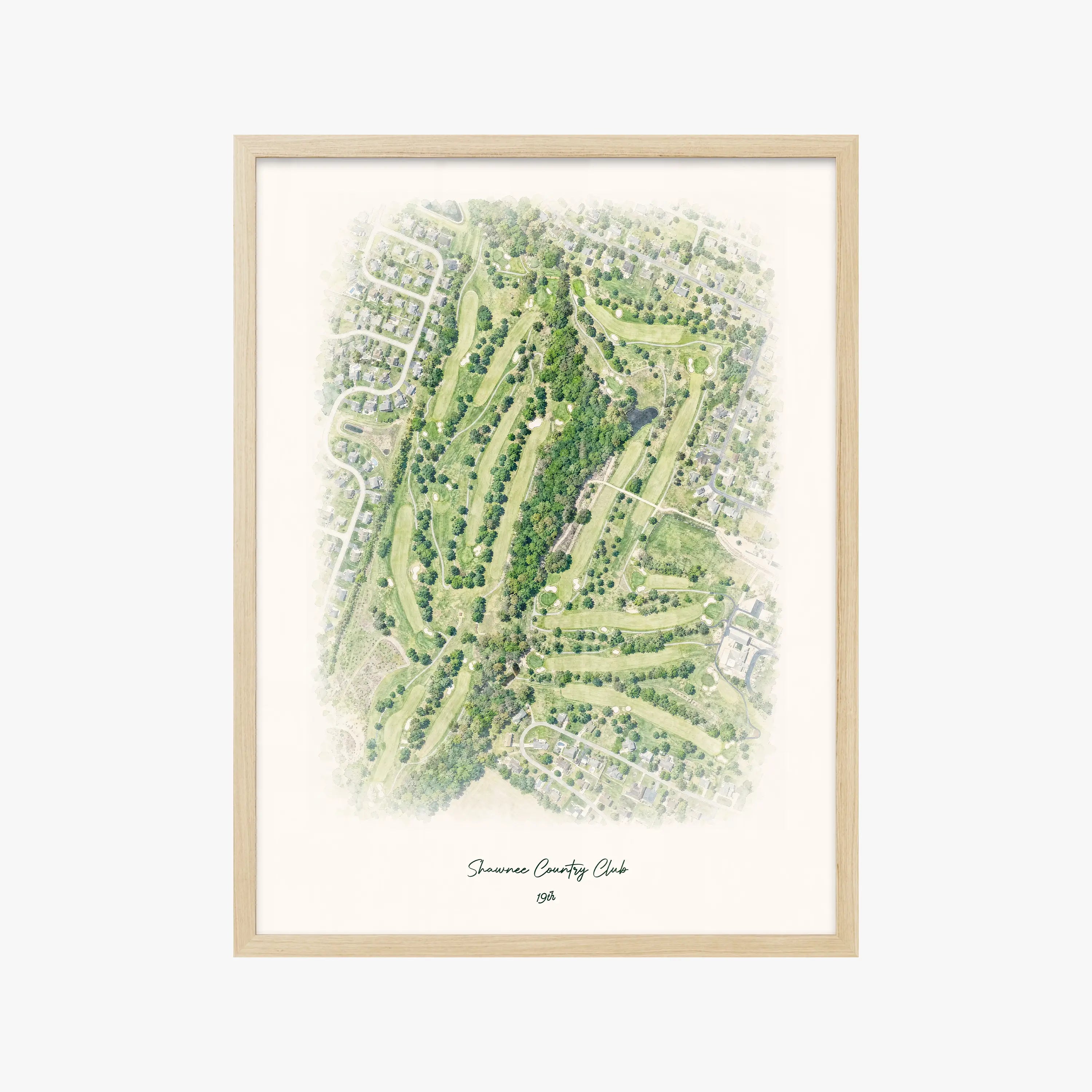 Shawnee Country Club wood frame