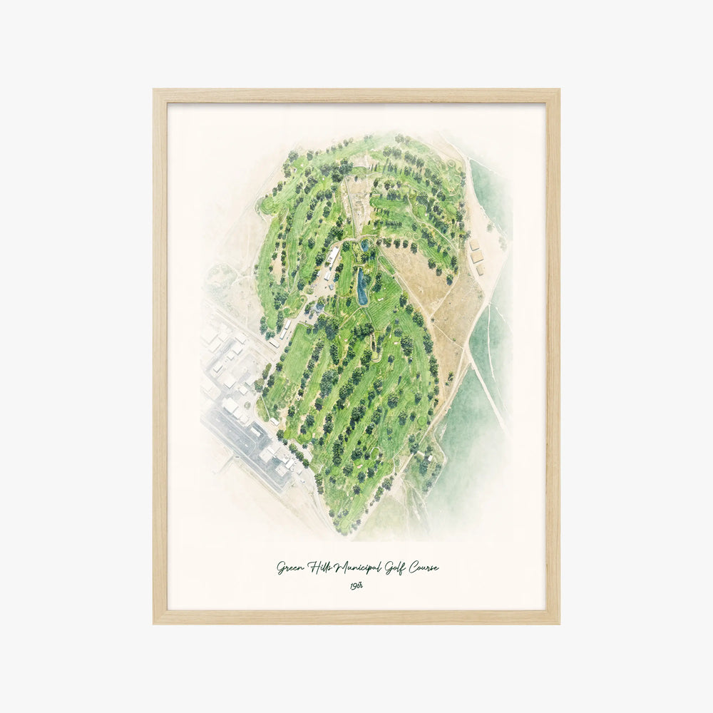 Green Hills Municipal Golf Course wood frame
