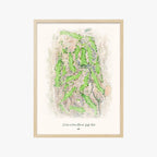 Kukio Makai Beach Golf Club wood frame