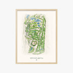 White Mountain Golf Course wood frame