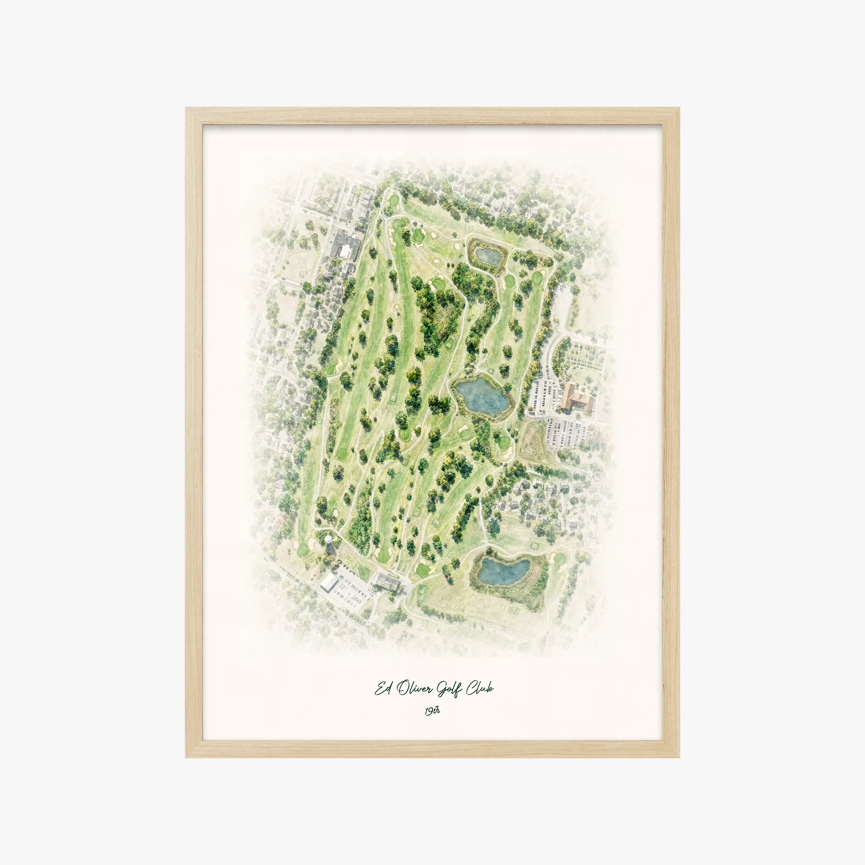 Ed Oliver Golf Club wood frame
