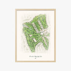 Paradise Valley Golf Club wood frame