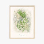 Powell Country Club wood frame