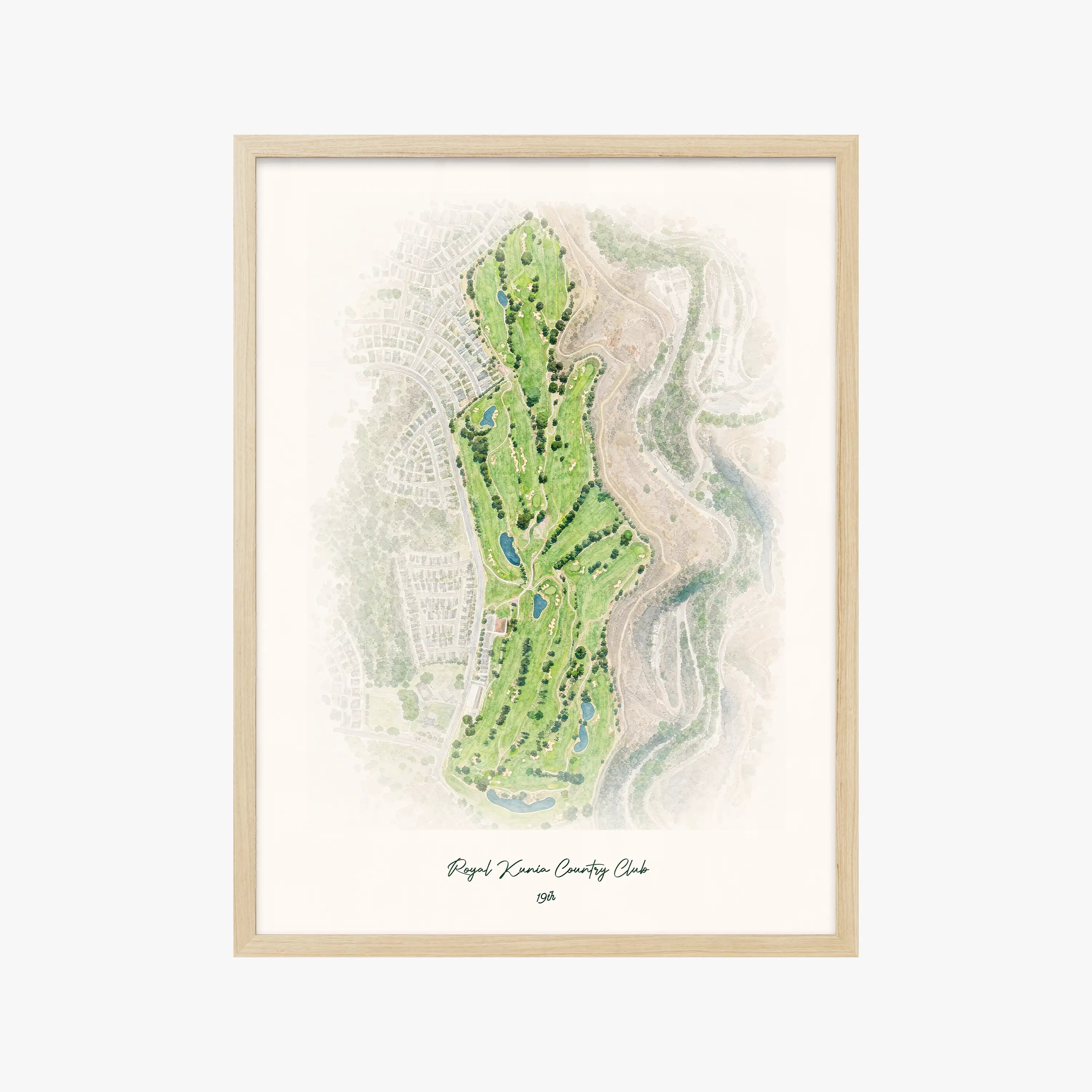 Royal Kunia Country Club wood frame