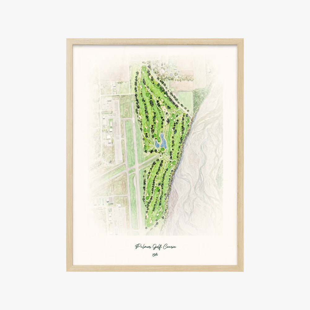 Palmer Golf Course wood frame