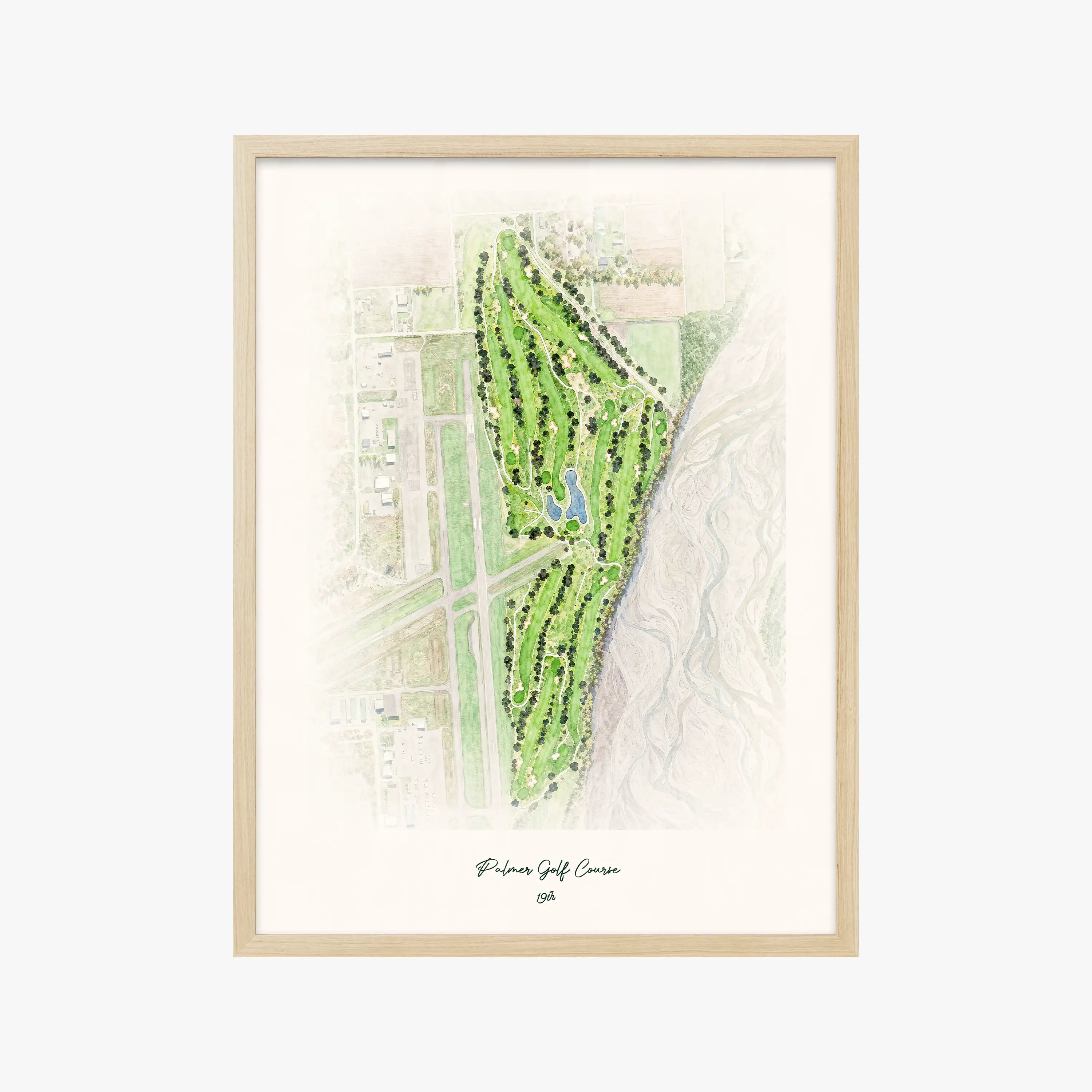 Palmer Golf Course wood frame