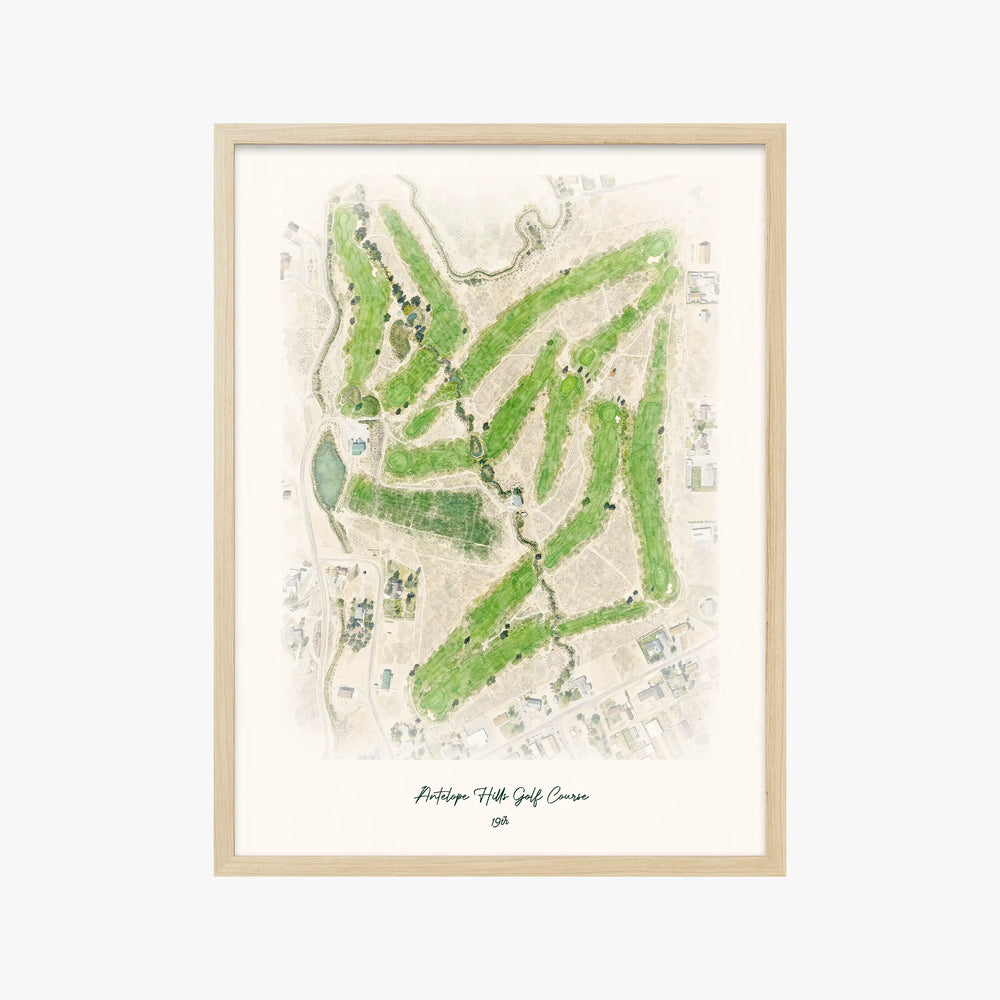 Antelope Hills Golf Course wood frame