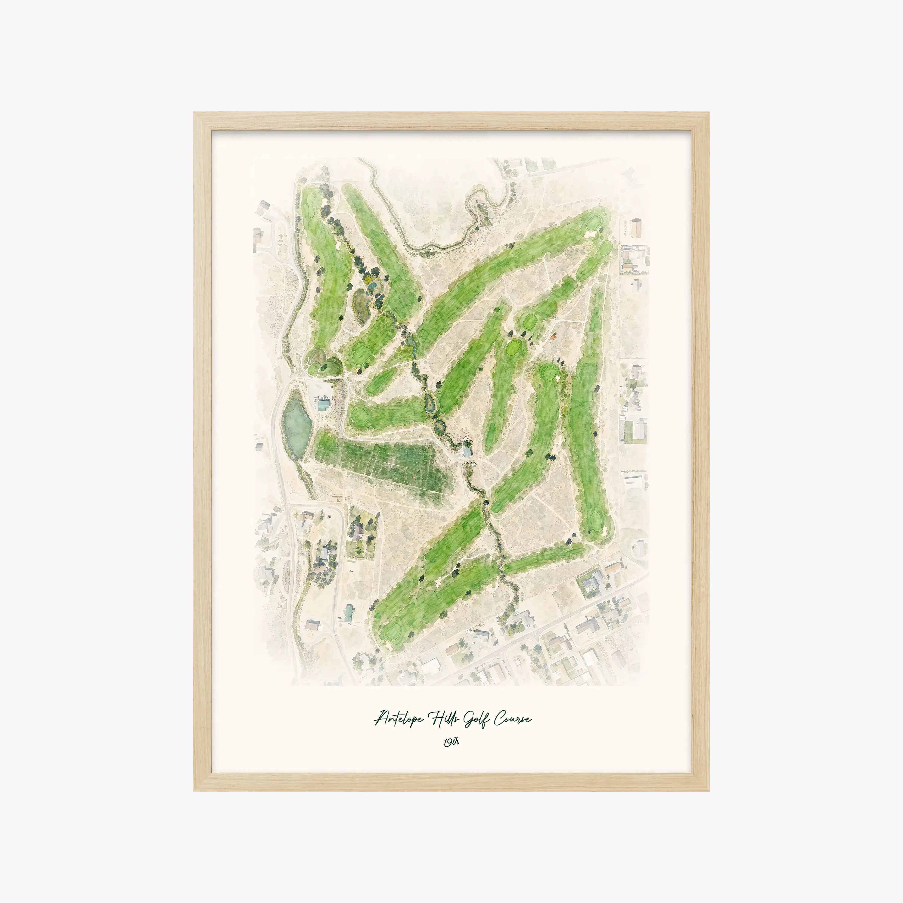 Antelope Hills Golf Course wood frame