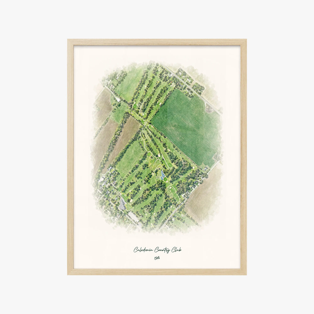 Caledonia Country Club wood frame