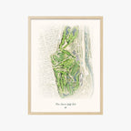 Three Crowns Golf Club wood frame