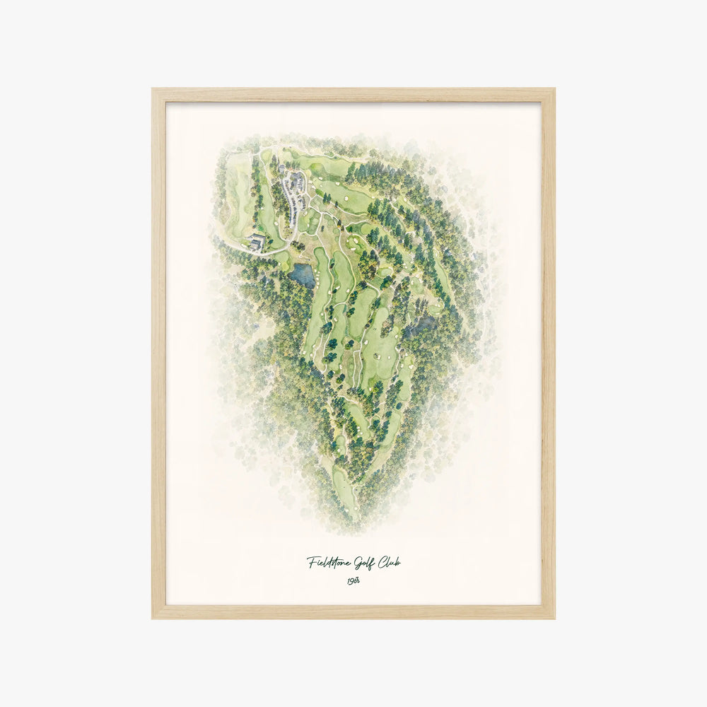 Fieldstone Golf Club wood frame