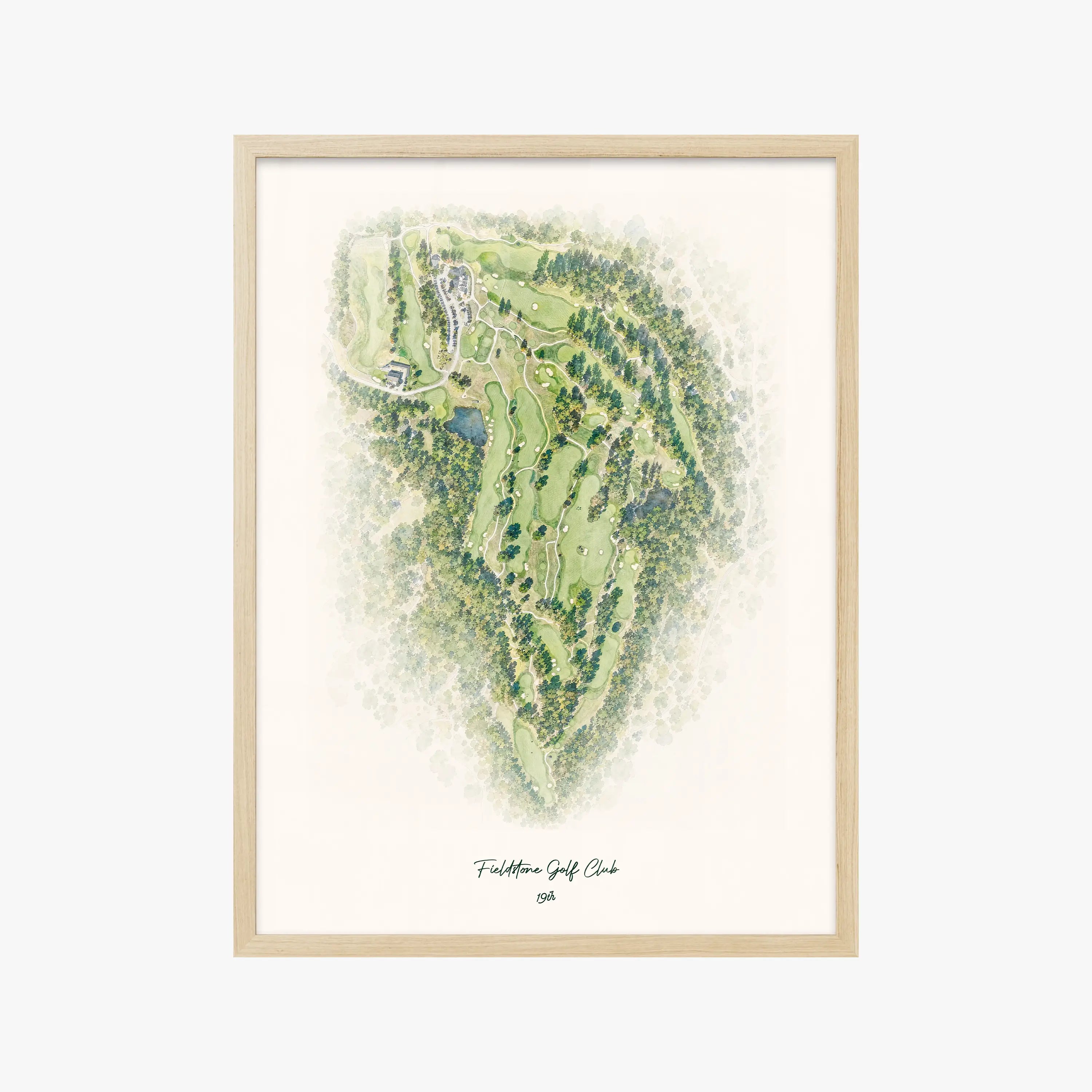 Fieldstone Golf Club wood frame