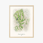 Purple Sage Golf Course wood frame