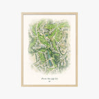 Powder Horn Golf Club wood frame